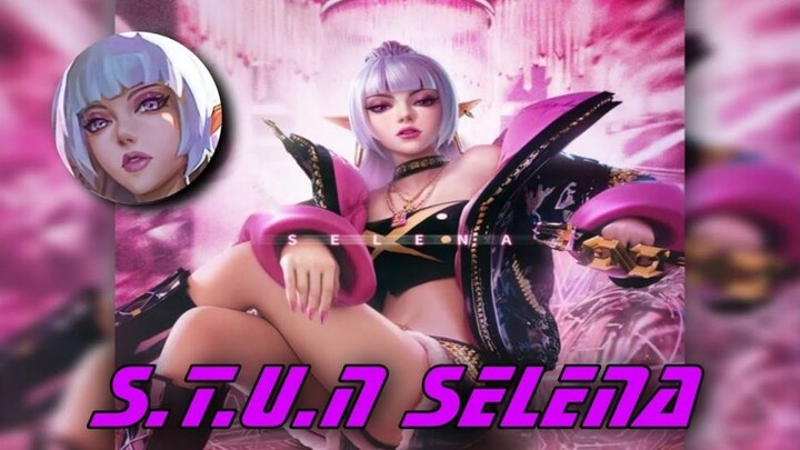 S.T.U.N SELENA SKIN 🔥| SELENA STUN Skin Preview | STUN Selena Skin | 515 eParty skin | MLBB