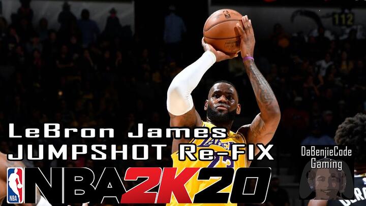Best Lebron James NBA 2K20 Jumpshot Re Fix