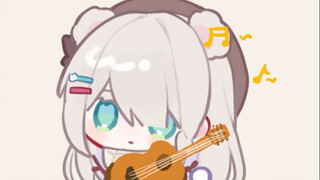 她还没吉他高～