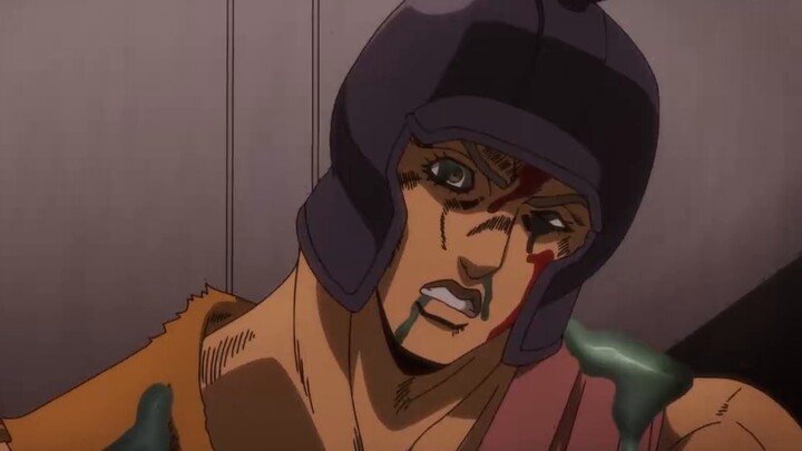 JoJo's Bizarre Adventure: The girl gained the ability to stand, was teased by the scumbag, and fough