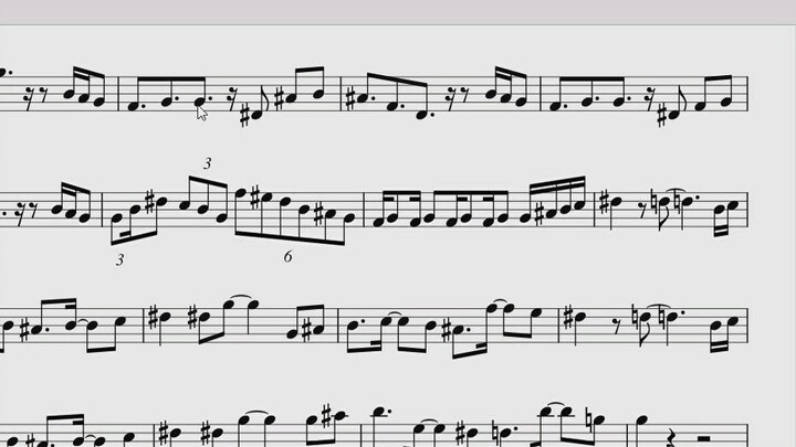 JOJO Golden Execution Song five-line version