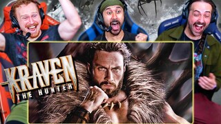 KRAVEN THE HUNTER TRAILER REACTION!! Red Band | Rhino | Spider-Man Spider-Verse