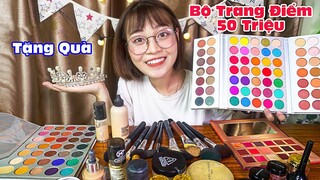 Bộ Trang Điểm Màu Sắc 50 Triệu Của Chị Hà Sam Có Gì ? Tặng Quà May Mắn