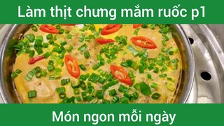 Thịt chưng mắm ruốc p1