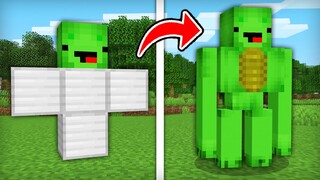Mikey & JJ Turn Into Iron Golems In Minecraft Challenge (Maizen Mazien Mizen)