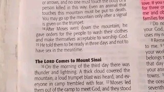 Daily Verse.                  Exodus 19:16-19