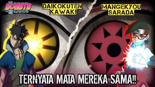 MANGEKYOU SHARINGAN SARADA TERNYATA MEMILIKI KEKUATAN YANG SAMA DENGAN SHINJUTSU DAIKOKUTEN KAWAKI