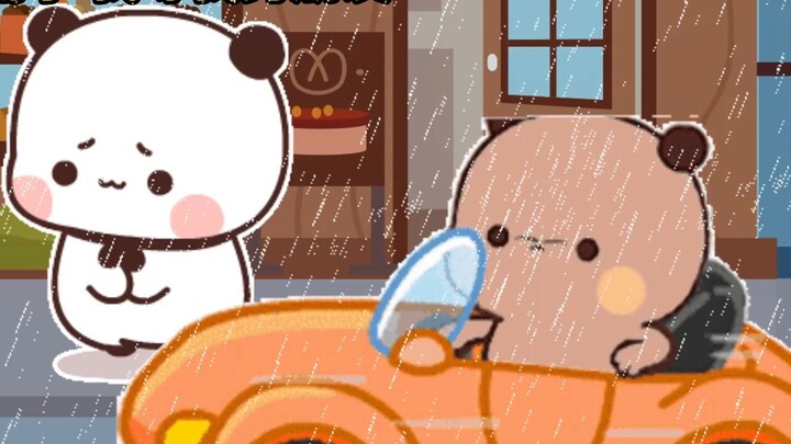 Love is quarreling a lot together and then making up repeatedly