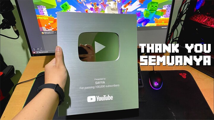 Video Spesial 100.000 Subscribers Kita Unboxing Silver Play Button!!! Thank You Semuanya!!!
