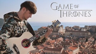 Game of Thrones Theme played on Guitar in King's Landing