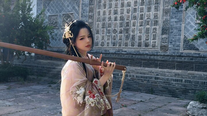 With one sword, I bid you farewell; for ten thousand ages, sorrow endures.