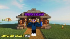 Membuat Pondok Enchanting - Minecraft Survival Indonesia 10