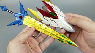 Ryuohamaru versi Barbatos? Motor Core Cao Ren/White Dragon Alloy Model Selesai-Liu Gemo Play