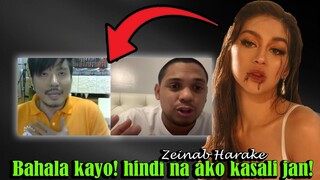 ZEINAB HARAKE TO WILBERT AT MAKAGAGO! BAHALA KAYO JAN HINDI NA AKO KASALI SA ISSUE! MAG AWAY KAYO!