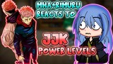 MHA/BNHA+Rimuru Reacts to "Jujutsu Kaisen" Power levels || Gacha Club ||