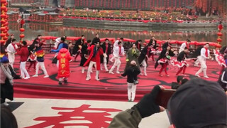 李斯丹妮汪东城东西南北贺新春湖北荆州路透