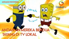 Minion X Spongebob / pernah adu mekanik siapa yang menang