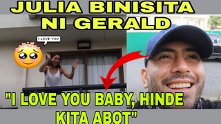 Julia Barretto binisita ni Gerald Anderson sa lock-in taping sa Subic