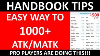 ULTRA FAST TECHNIQUE TO INCREASE ATK / MATK IN RAGNAROK MOBILE