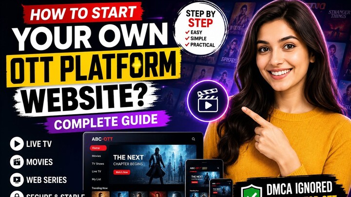 How to Build Your Own OTT Platform Now!  Step-by-Step Guide