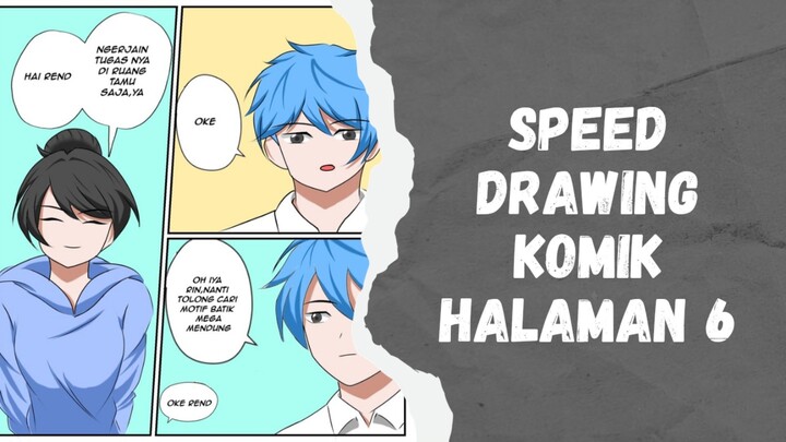 speed draw komik halaman 6