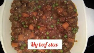 My Beef Stew and Fish with Veggies