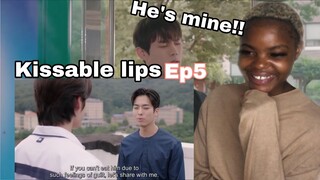 KISSABLE LIPS EP5 KOREAN BL SERIES REACTION VIDEO/ DARK ROMANCE BL DRAMA