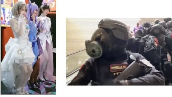The difference between boys and girls cosplay