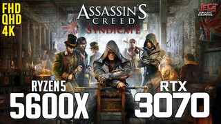 Assassin's Creed Syndicate on Ryzen 5 5600x + RTX 3070 1080p, 1440p, 2160p benchmarks!