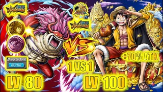1 VS 1 ! LV 80 VS LV 100 ! WHO'S-WHO WIN AGAINST EX LUFFY !!? ONE PIECE BOUNTY RUSH OPBR GAMEPLAY