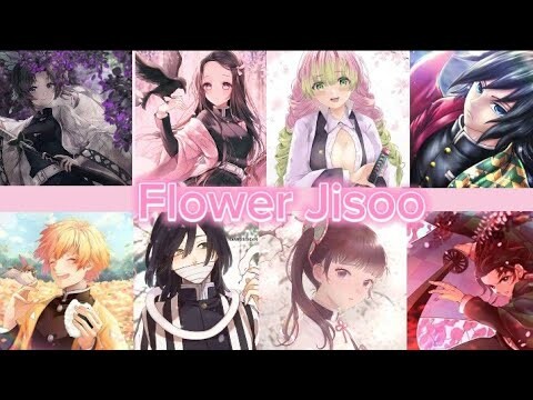 Demon Slayer character's singing_Flower 🌹(Jisoo) 😍