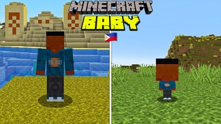 I PLAYED MINECRAFT BUT, BABY MODE (TAGALOG)