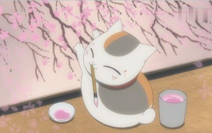 Natsume’s painting is of cherry blossoms, and Sansan’s painting is of claws, each claw represents a 