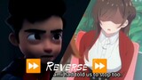 Ejen Ali and Rent a girlfriend anime  tv promo and review Reverse
