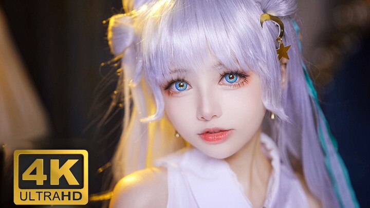 Lolita tóc trắng, nhưng cô ấy là một giáo viên! 4K