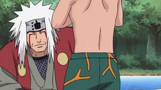 Jiraiya membantu Naruto membuka kekuatannya
