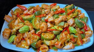 PUNYA TERONG & CUMI COBALAH MASAK SEPERTI INI | TIPS AGAR TERONG TIDAK MENGHITAM