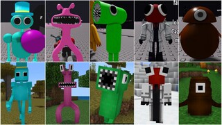 Custom Rainbow Friends Concepts vs Minecraft Rainbow Friends JUMPSCARES