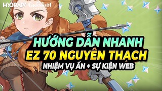 Nhanh Gọn 70 Nguyên Thạch: Nhiệm Vụ Ẩn Thanh Lý Môn Hộ + Nhật Ký Thám Hiểm Aloy Genshin Impact 2.2