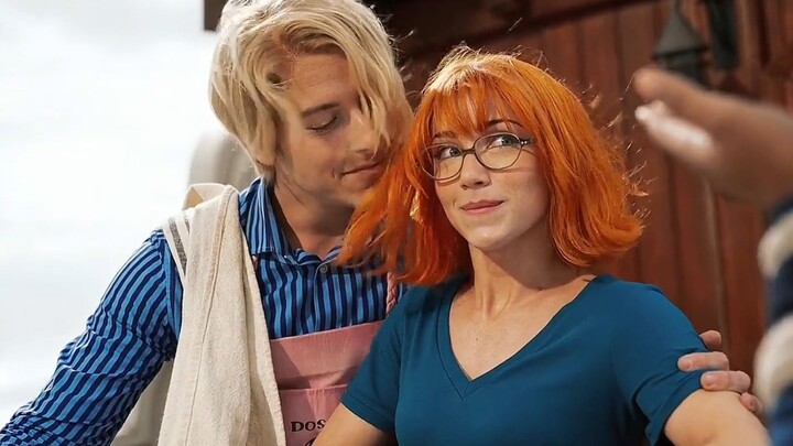 Tangan sanji sweet banget meluk nami 🙈🫶🏻