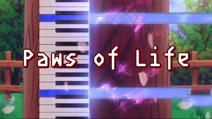Paws of Life original song and piano guide by Dwi Kashiwagi