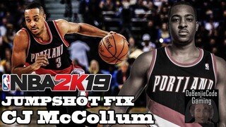 CJ McCollum Jumpshot Fix NBA2k19