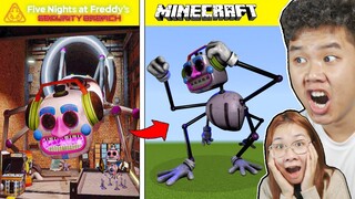 Minecraft, Nhưng bqThanh và Ốc Tạo Ra DJ MUSIC MAN Trong FNAF Security Breach Rồi Thử Sức Mạnh...