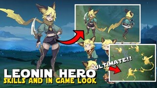 UPCOMING ASSASSIN HERO LEONIN SKILLS AND STORY REVEALED! NEW DASH QUEEN | MLBB LEAKED HERO UPDATE!