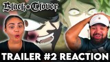 CAN'T WAIT FOR THIS MOVIE! | Black Clover: Sword of the Wizard King Trailer 2 Reaction