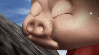Feifei: Come on, little piggy!