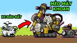 The Battle Cat - TIẾN HÓA MÈO XE ĐÀO ĐẤT THÀNH MÈO MÁY KHOAN KHỔNG LỒ KILL ZOMBIE TOP GAME THÀNH EJ