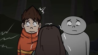 When you find a broken staircase deep in the forest, never open the door at the end