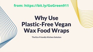 Why Use Plastic Free Vegan Wax Food Wraps   The Eco Friendly Kitchen Solution