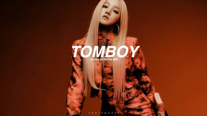 (G)I-DLE-《TOMBOY》 Suara apakah yang ada di monitor telinga sang idola di atas panggung?